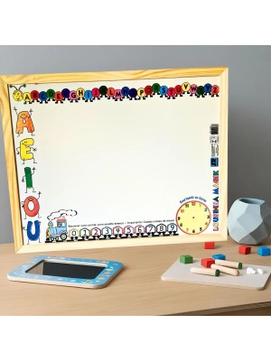 Quadro Branco Lousa Branca Infantil 40x50 Lousinha