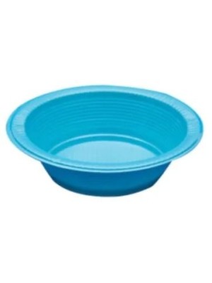 Prato Descartável Fundo 15cm Sobremesa Azul Claro
