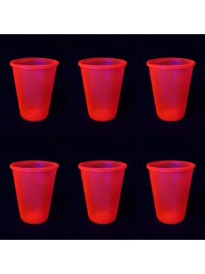 Copo Descartavel 200ml Com 50 unidades Rosa Neon