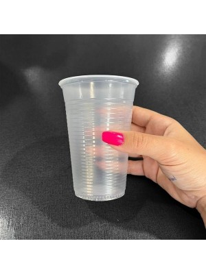 Copo Plastico Descartavel Translucido com 180ml 100 unidades