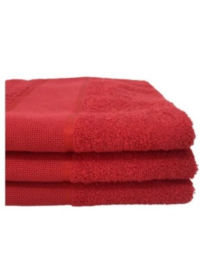 Toalha De Lavabo 45x29cm Social Escolar Boca Felpa Vermelho