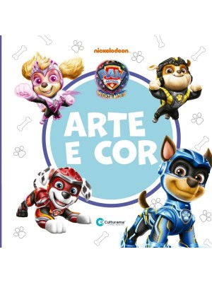 Livro Arte e Cor Patrulha Canina - Um Filme Super Poderoso | Diversão e Criatividade com os Heróis da Patrulha Canina