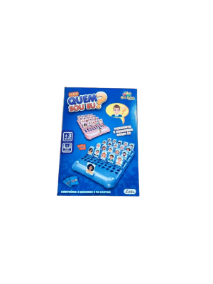 Jogo de Tabuleiro Mini Quem Sou Eu? com 40 Cartas