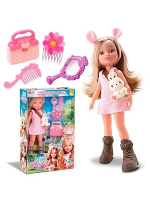 Boneca Miss Holiday Haras Coelho com acessorios