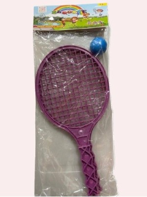 CONJ. RAQUETE PLASTICA C/ 2PCS E BOLA UN. BRUBRIKA