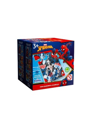 Mini Quebra-Cabeça Homem-Aranha MDF – 10 Peças, Educativo e Divertido