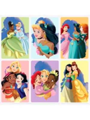 Mini Quebra-Cabeça Princesas Disney Infantil 10 Peças em Madeira