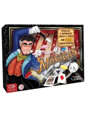 Jogo Mágicas Pais & Filhos – Kit Infantil com Truques de Ilusionismo Educativo