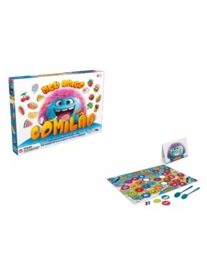 Jogo Meu Amigo Comilão Pais & Filhos – Jogo Educativo de Tabuleiro Infantil 5+ Anos