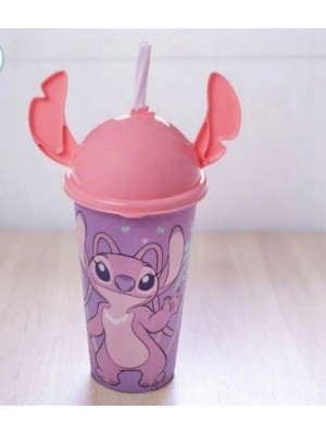  Copo com Tampa Lúdica Angel 500ml Plasútil 