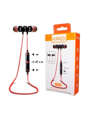 Fone de Ouvido Esportivo Sem Fio Kaidi Bluetooth 5.3 com Estojo de Carregamento, Microfone Integrado e Bateria de Longa Duração