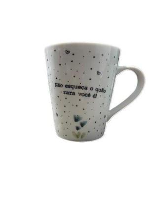 Caneca Porcelana Inspirações Faixa 290ml – Elegância para Todas as Horas