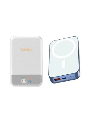 Power Bank 10000mAh Kaidi Indução Magnética
