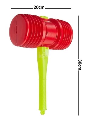 Martelão Pica Pau com Apito Brinquedo Infantil Divertido Colorido