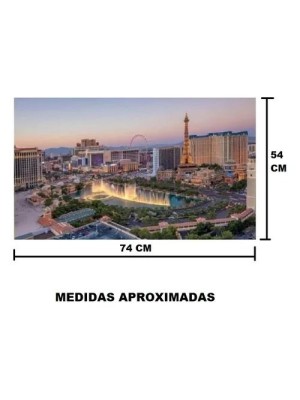 Quebra-cabeça Las Vegas 1000 Peças Pais & Filhos – Puzzle Educativo em Papel Cartão de Alta Definição