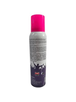 Tinta Spray Para Cabelo Pink 150ml Temporária Fácil Aplicação Cor Vibrante Para Festas Carnaval Cosplay e Eventos