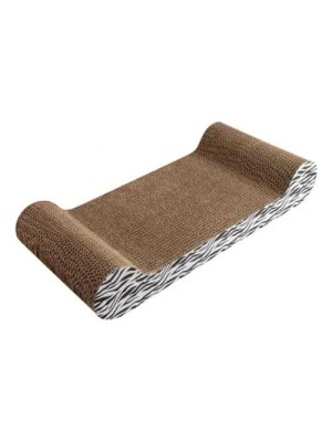 Arranhador de Gato de Papelão 49cm x 22,4cm x 5cm – Afiador de Garras, Diversão e Proteção para Móveis