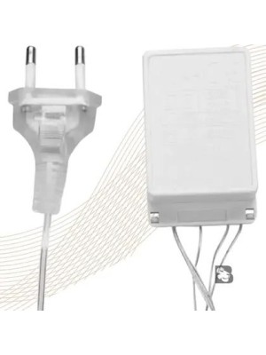 Pisca LED 300L Colorido Fio Transparente 27,3 Metros 220V – 8 Funções de Iluminação Decorativa para Árvores de Natal, Fachadas e Ambientes Internos