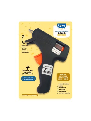 Pistola para Cola Quente Bivolt 10W Lyke – Ferramenta Elétrica para Artesanato, DIY e Pequenos Reparos