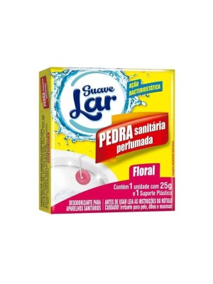 PEDRA SANITARIA 25G VERMELHO FLORAL
