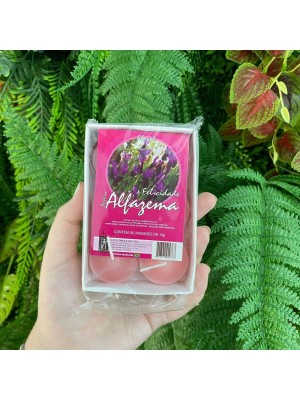 Vela Rechaud Perfumada Alfazema 14g com 6 Unidades – Velas Aromáticas para Relaxamento, Bem-estar, Meditação, Aromaterapia e Decoração