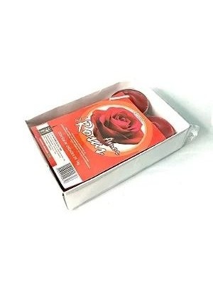 Vela Rechaud Perfumada Rosas 14g Kit com 6 Unidades – Aroma Floral Elegante para Decorar e Aromatizar Ambientes