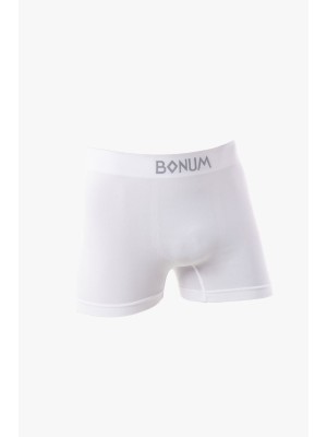 Cueca Boxer Adulto Branco P Sem Costura com Ajuste Firme, Conforto Diário e Tecido Respirável para Máxima Mobilidade