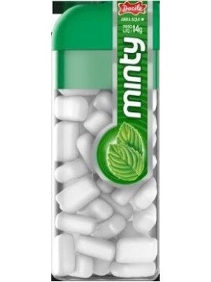 Pastilha Mini Minty 14g Hortelã Docile – Pastilhas Refrescantes Crocantes para Hálito Fresco