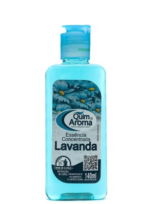 Essência Concentrada Lavanda 140ml Quim Aroma – Aroma Relaxante para Ambientes, Limpeza Perfumada e Artesanato com Alto Rendimento