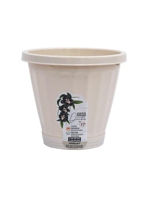 VASO N.35 C/PRATO 15L PALHA UNINJET