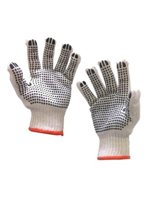 LUVA P/ PEDREIRO EM MALHA PIGMENTADA DE BORRACHA 1 PAR