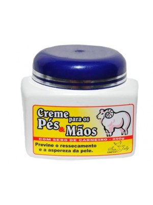 CREME PARA PÉS E MÃOS C/ SEBO DE CARNEIRO 240G