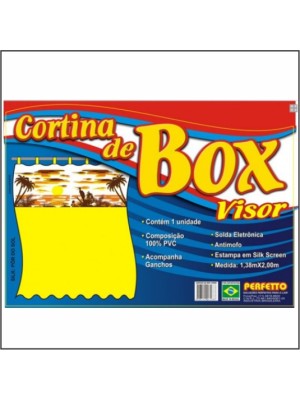 CORTINA BOX VISOR POR DO SOL 1,38X2MT