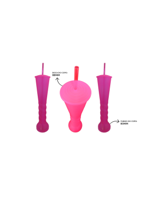 COPO YARD TWISTER 900ML LISO COLOR UN. ALBRAPLAS