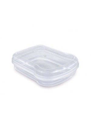 CONTAINER P/ MERENDA 15X12,5X4,5CM UN.