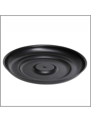 PRATO DE VASO MEDIO E GRANDE PRETO UN. ROTAPLAST